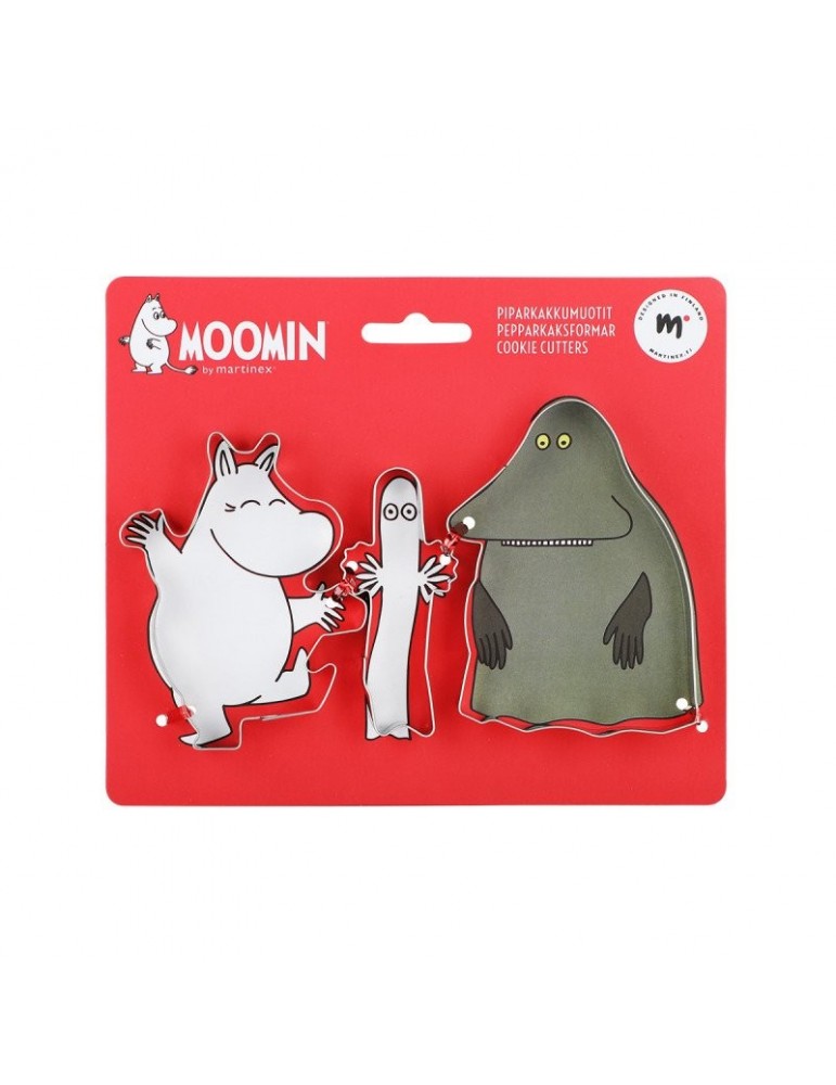 Martinex, Moomin, Cookie Cutter Set (3pcs), Moomintroll