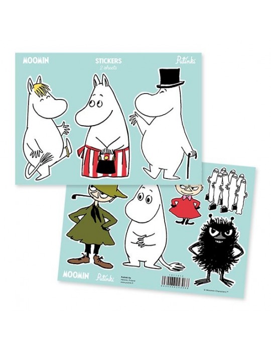 Putinki, Moomin, Stickers A5 (8pcs)