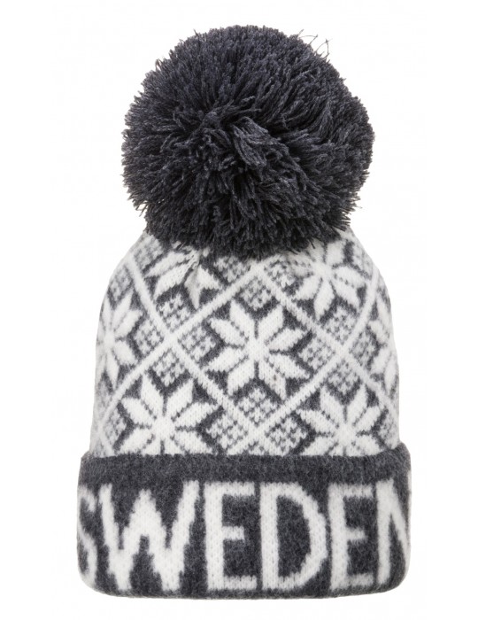 Robin Ruth, Sweden Woolly, Beanie for Adults, white-gray