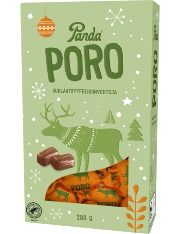 Panda, Poro Suklaakonvehteja, Milk Chocolates with Truffle Filling 280g