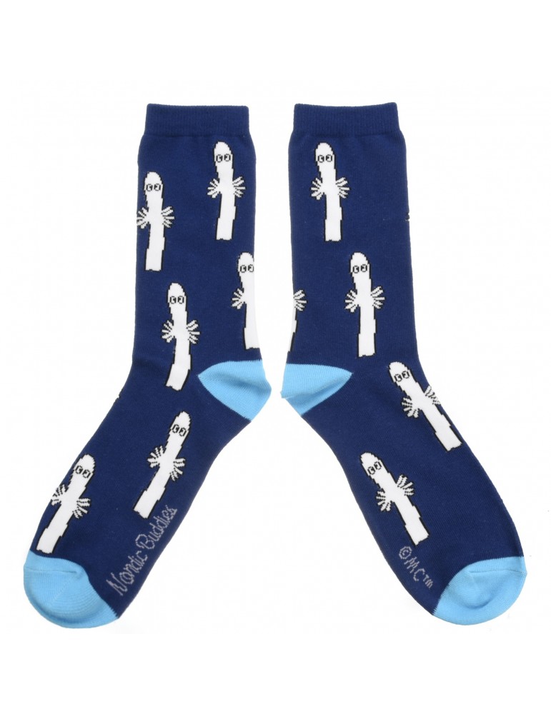 Nordic Buddies, Moomin, Socks for Men, Hattifatteners, 40-45 dark blue