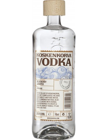 Koskenkorva, Vodka, Blaubeere Wacholder 37,5% 0,7l