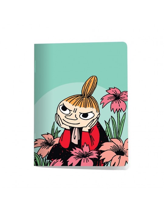 Putinki, Moomin, Notebook 9x12cm Mini, Little My green-pink