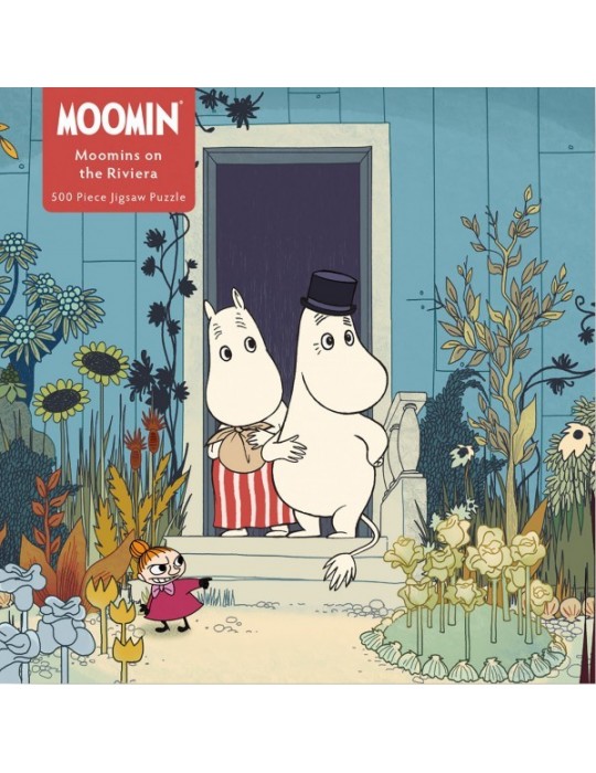 Putinki, Moomin, Puzzle, Moomins on the Riviera, 500 pieces & poster