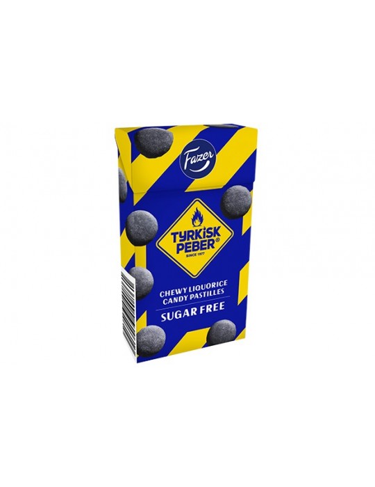 Fazer, Tyrkisk Peber, Sugar-free Salty Liquorice Pastilles with Xylitol 40g
