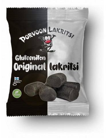 Porvoon Lakritsi, Gluteeniton Original, Glutenfreie Lakritz-Stücke 150g