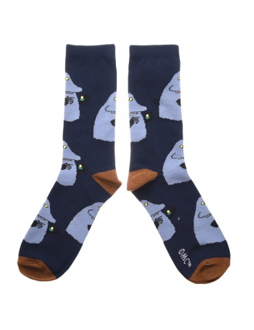 Nordic Buddies, Moomin, Socks for Men, Groke, 40-45 dark blue