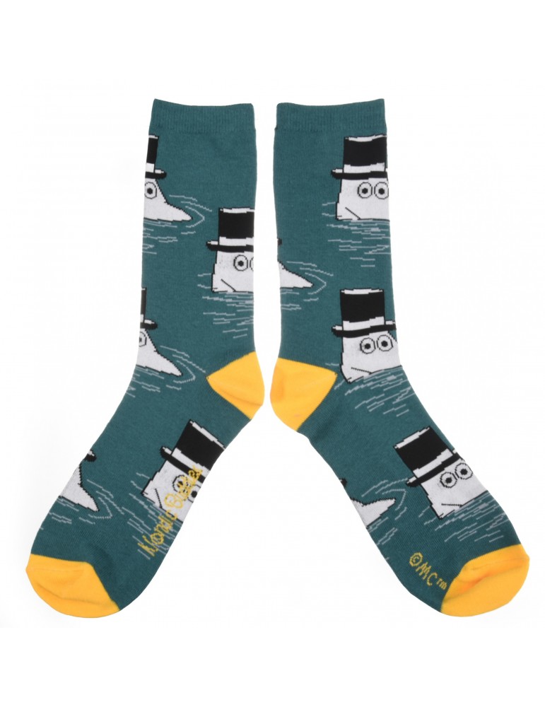 Nordic Buddies, Moomin, Socks for Men, Moominpappa, 40-45 green