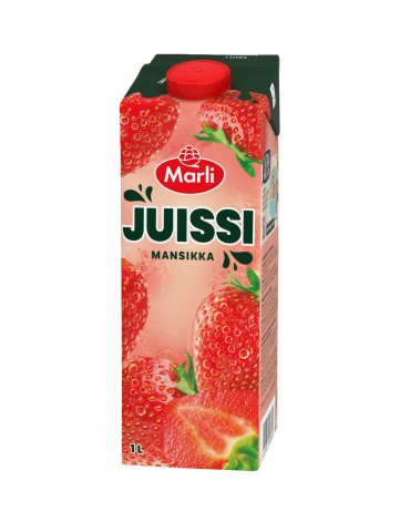 Marli, Juissi Mansikka, Strawberry Juice Drink 1l