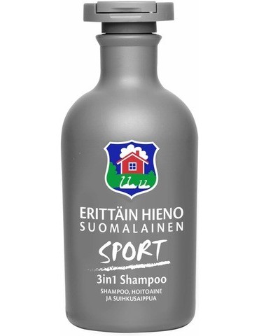 Erittäin Hieno Suomalainen, Sport 3in1 Shampoo, Conditioner & Shower Gel 300ml