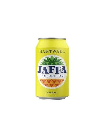 Hartwall, Jaffa Ananas Sokeriton, zuckerfreie Ananaslimonade 0,33l