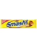 Smash! Salt Karamell, Milchschokolade mit Maissnacks, Trüffel und Toffee, Riegel 40g