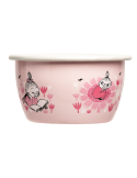 Muurla, Moomin in the Garden Girls, Enamel Bowl pink 0,3l