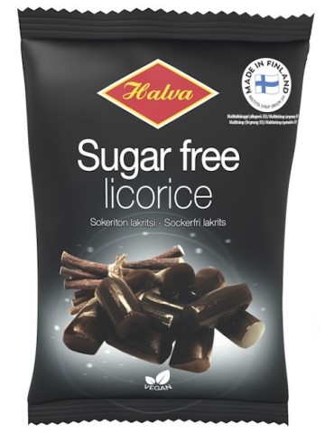 Halva, Sugar-free Licorice 90g