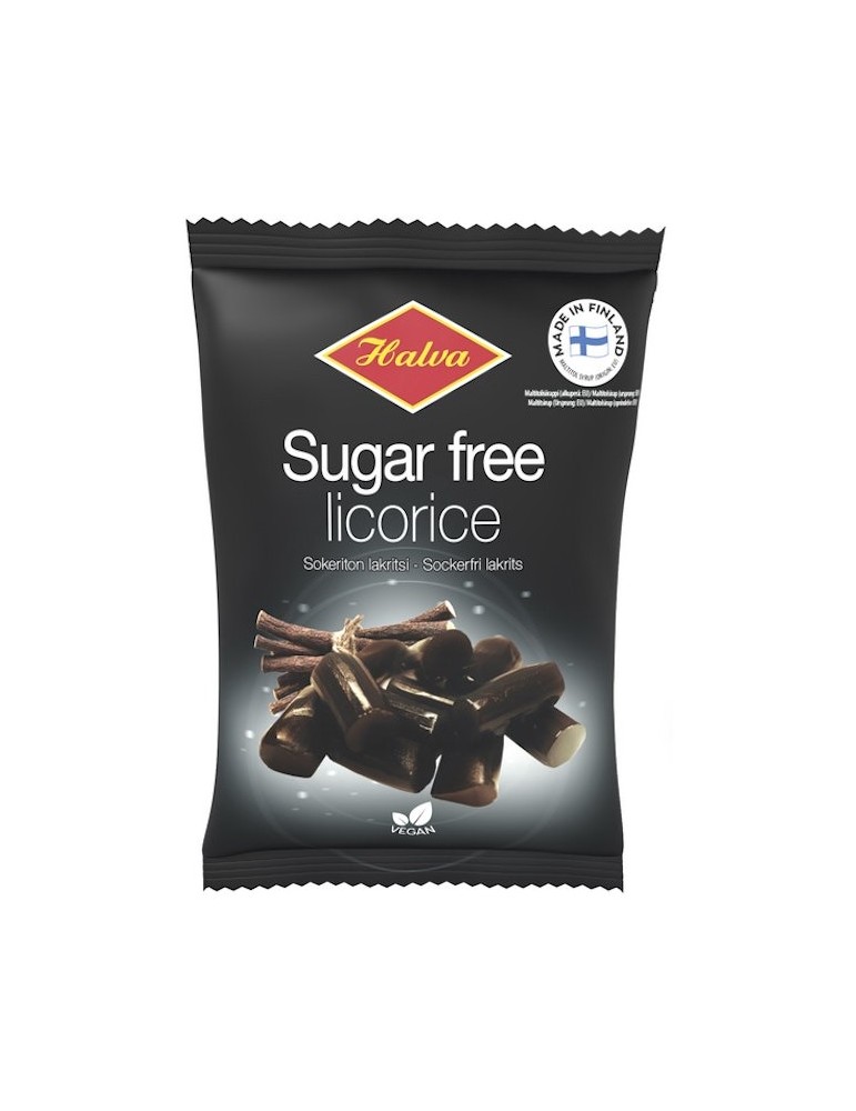 Halva, Sugar-free Licorice 90g