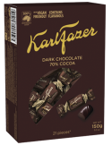 Fazer, Dunkle Schokolade (70%) Pralinen 150g