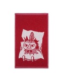 Finlayson, Moomin, Hand Towel from Organic Cotton, Little My red 30x50cm