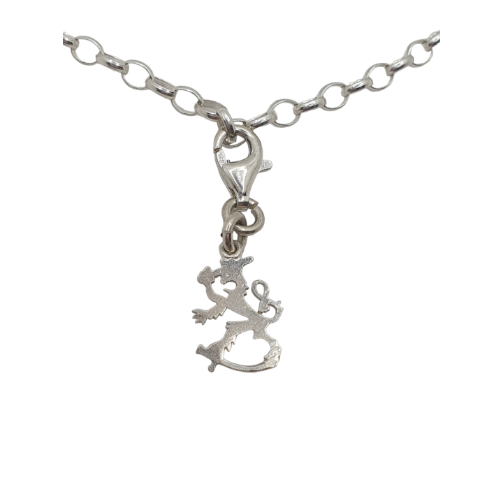 Sirokoru Suomileijona Finnischer Löwe Silberarmband mit abnehmbarem Anhänger Kette 18,5cm