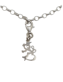 Sirokoru, Suomileijona, Finnish Lion, Silver Bracelet with removable Eco Silver Pendant