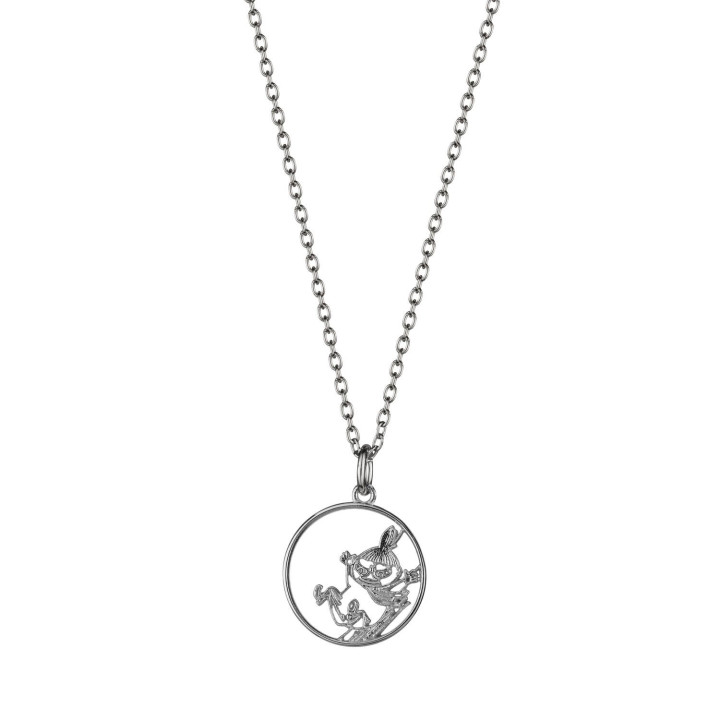 Lumoava Moomin Adventure Silberanhänger mit Kette