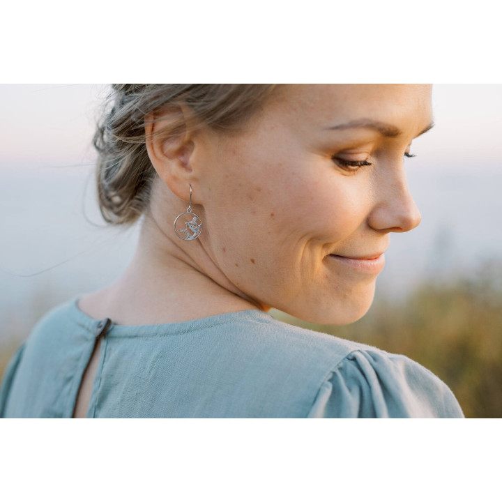 Lumoava Moomin Adventure Silberanhänger mit Kette