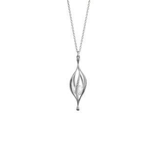 Lumoava Kaikkeus Silver Pendant with Rock Crystal
