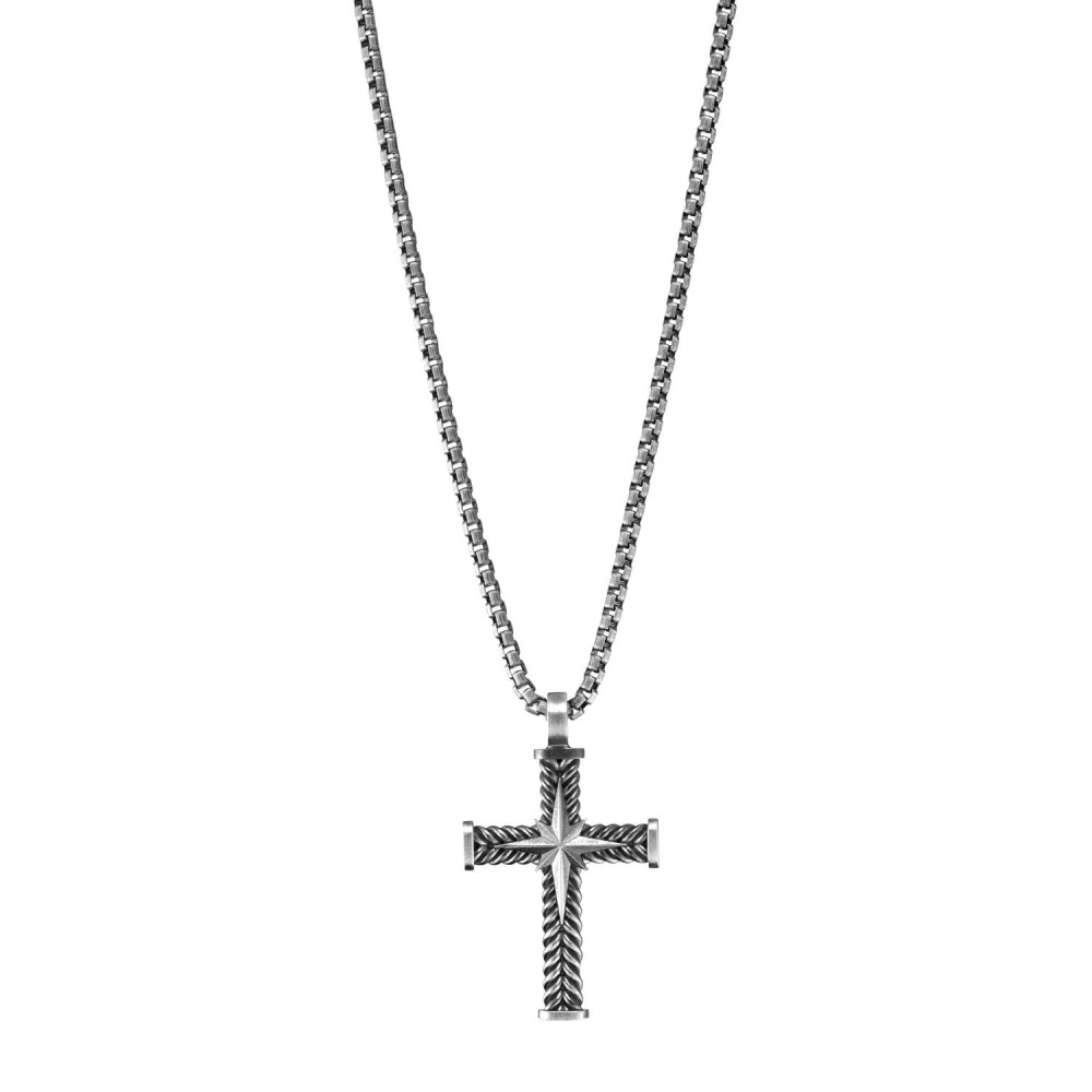Lumoava, Toivo Cross, Silver Pendant with Silver Chain