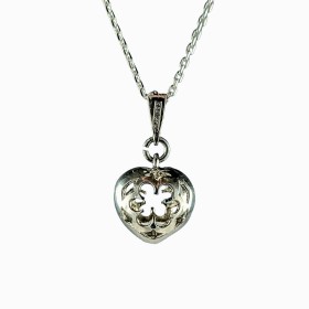 Sirokoru, Niittykukka, Meadow Flower, Eco Silver Pendant with Silver Chain