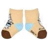 Nordic Buddies, Socks for Babies, Moomintroll drumming (3 sizes), light brown