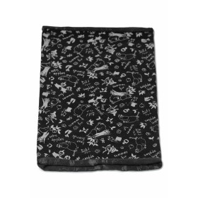 Lasessor, Moomin, Multifunktionaler Loop-Schal mit reflektierendem Muster, schwarz