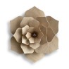 Lovi, 3D wooden Decoration, Flower, natural 15cm