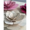 Lovi, 3D Holzdekoration, Blume, hellpink 15cm