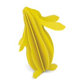 Lovi, 3D wooden Decoration, Rabbit yellow 9cm