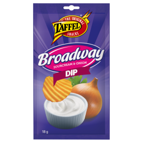 Taffel, Dip Broadway, Dipmix Powder Sour Cream & Onion 18g