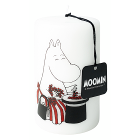 Havi, Moomin, Table Candle, Moominmamma, white 12x7cm