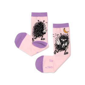 Nordic Buddies, Socks for Women, Stinky's Butt, pink-lila 36-42