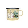 Muurla, Moomin Campers, Enamel Mug yellow 0,8l