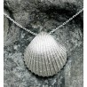 Sirokoru, Simpukka, Shell Eco Silver Pendant with Silver Chain -MAY SPECIAL