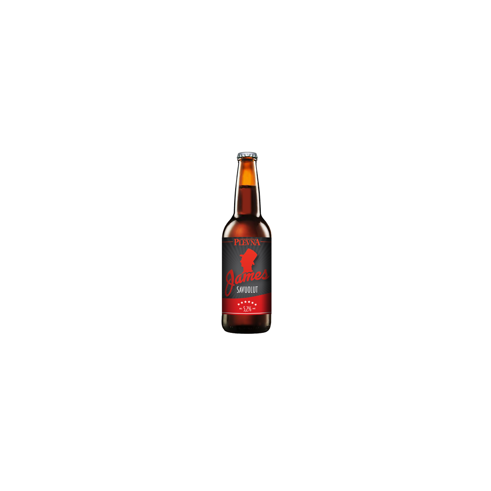 Plevna, James Savuolut, Dark Smoke Beer 5,2% 0,33l