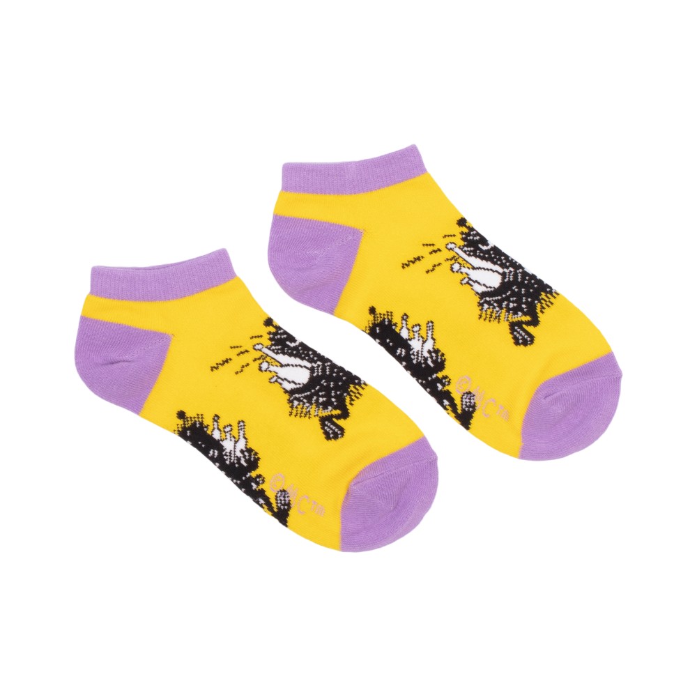 Nordic Buddies, Women's Ankle Socks, Stinky, yellow-lila 36-42