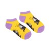 Nordic Buddies, Women's Ankle Socks, Stinky, yellow-lila 36-42