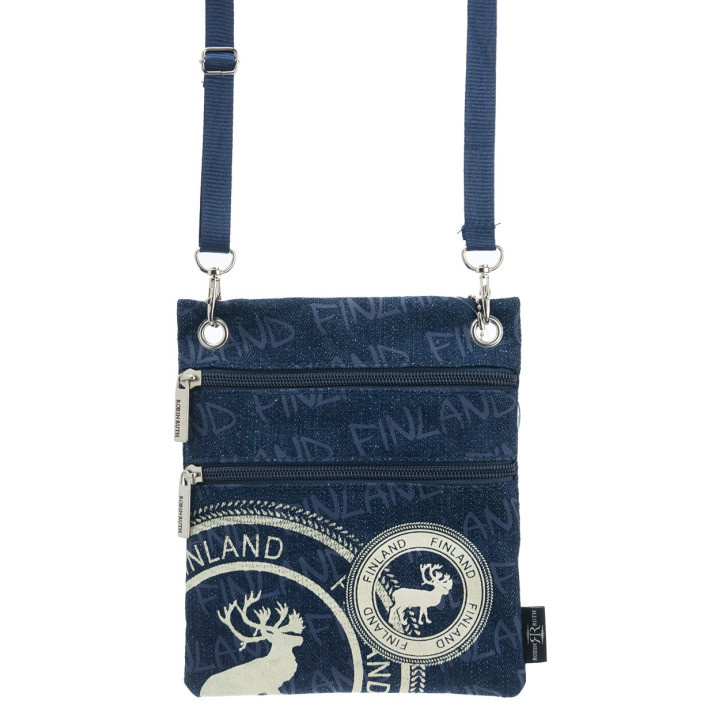 Robin Ruth Passport Bag Classic Finland Dark Blue 21x17cm