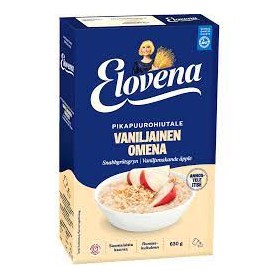 Elovena, Vaniljainen Omena, Instant Oat Flakes Vanilla-Apple 630g