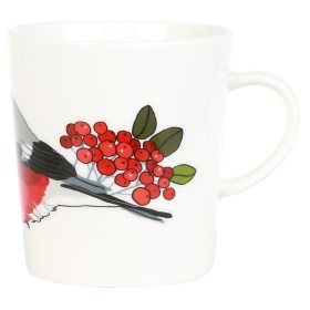 Martinex, Punatulkku, Bullfinch, Ceramic Mug, white 0,35l