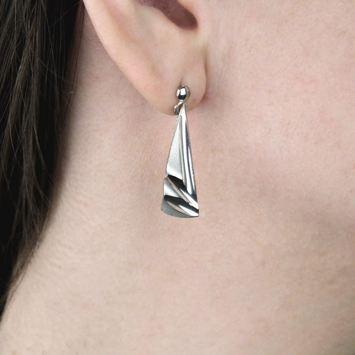 Sirokoru Kyoto Silver Earrings
