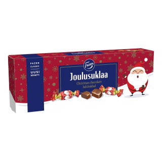 Fazer Joulusuklaa Milk Chokolate Pralines with Truffle Filling with Gingerbread Crumbs 295g