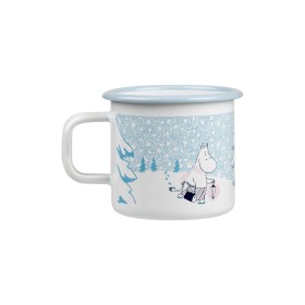 Muurla, Moomin Let it Snow, Enamel Mug, white 0,37l