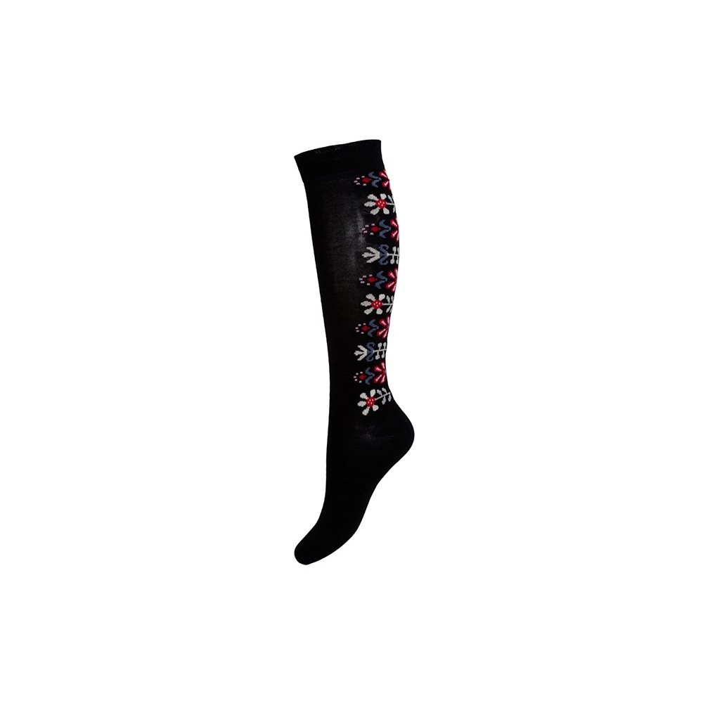 Bengt & Lotta, Monica, Knee Socks from Merino Wool, black 2 sizes