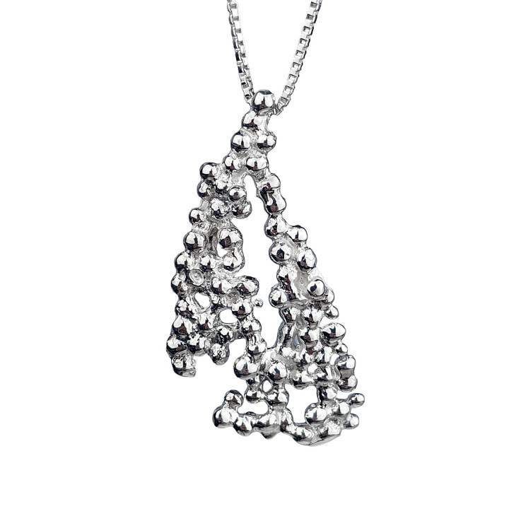 Sirokoru Raekuuron jälkeen After the Hailstorm Silver Pendant Medium with Chain 45cm
