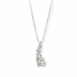 Sirokoru Raekuuron Jälkeen after the Hailstorm Silver Pendant Small with Venetian Chain 45cm